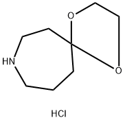 1,4-Dioxa-8-aza-spiro[4.6]undecane, hydrochloride Struktur