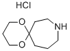 1,5-Dioxa-9-aza-spiro[5.6]dodecane, hydrochloride Struktur