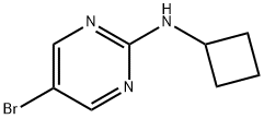 5-Bromo-2-(cyclobutylamino)-pyrimidine
 Struktur