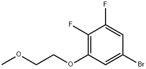 5-Bromo-1,2-difluoro-3-(2-methoxy-ethoxy)-benzene Struktur