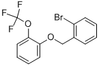 1-Bromo-2-((2-(trifluoromethoxy)phenoxy)methyl)benzene
 Struktur