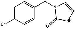 1-(4-Bromo-benzyl)-1,3-dihydro-imidazol-2-one
 Struktur