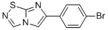 6-(4-Bromo-phenyl)-imidazo[1,2-d][1,2,4]thiadiazole
 Struktur