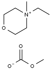 4-Ethyl-4-methylmorpholinium  methyl  carbonate  solution Struktur