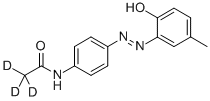 4-(2-Hydroxy-5-methylphenylazo)acetanilide-d3,  N-[4-(2-Hydroxy-5-methylphenylazo)phenyl]acetamide-d3