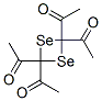 2,2,4,4-Tetraacetyl-1,3-diselenetane Struktur