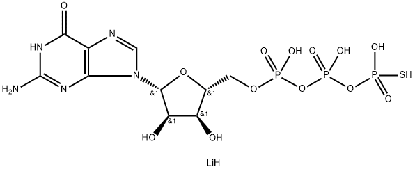 GTP-GAMMA-S TETRALITHIUM SALT Struktur