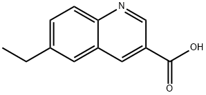 6-ETHYLQUINOLINE-3-CARBOXYLIC ACID Struktur