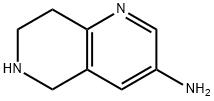 3-amino-5,6,7,8-tetrahydro-[1,6]naphthyridine Struktur