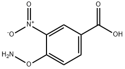 Benzoic acid, 4-(aminooxy)-3-nitro- (9CI) Struktur