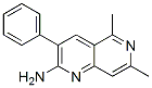 1,6-Naphthyridin-2-amine,  5,7-dimethyl-3-phenyl- Struktur