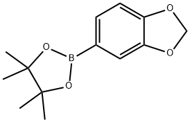 3,4-METHYLENEDIOXYPHENYLBORONIC ACID, PINACOL ESTER Struktur