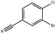 3-BROMO-4-CHLOROBENZONITRILE Struktur