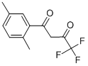 1-(2,5-dimethylphenyl)-4,4,4-trifluorobutane-1,3-dione Struktur