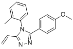 3-(4-METHOXYPHENYL)-4-O-TOLYL-5-VINYL-4H-1,2,4-TRIAZOLE Struktur