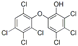 2,3,4-trichloro-6-(2,3,4,6-tetrachlorophenoxy)phenol Struktur