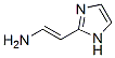 Ethenamine,  2-(1H-imidazol-2-yl)- Struktur