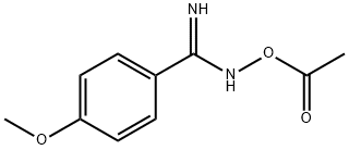 4-Methoxybenzamide O-acetyloxime Struktur