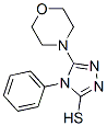 5-MORPHOLIN-4-YL-4-PHENYL-4H-1,2,4-TRIAZOLE-3-THIOL Struktur