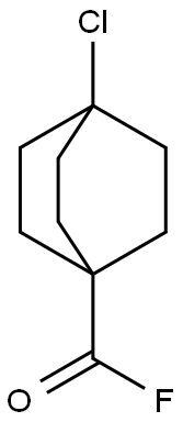 Bicyclo[2.2.2]octane-1-carbonyl fluoride, 4-chloro- (9CI) Struktur