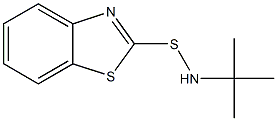 N-tert-Butyl-2-benzothiazolesulfenamide Structure