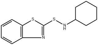 N-Cyclohexyl-2-benzothiazolesulfenamide  Struktur