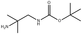 (2-AMINO-2-METHYL-PROPYL)-CARBAMIC ACID TERT-BUTYL ESTER Struktur