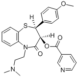 Nictiazem Struktur