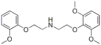 N-[2-(2,6-Dimethoxyphenoxy)ethyl]-2-(2-methoxyphenoxy)ethanamine Struktur