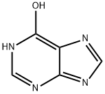 1H-Purin-6-ol (9CI) Struktur