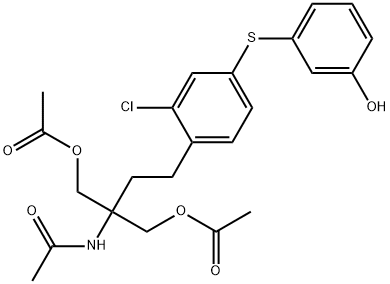 Desbenzyl N-Acetyl-di-O-acetyl  Struktur