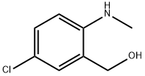 (5-Chloro-2-(methylamino)phenyl)methanol Struktur