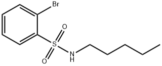 N-Pentyl 2-bromobenzenesulfonamide Struktur