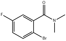 2-Bromo-5-fluoro-N,N-dimethylbenzamide Struktur