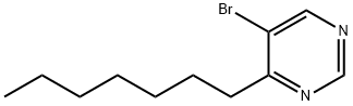 5-Bromo-4-heptylpyrimidine Struktur