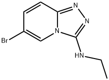 6-Bromo-N-ethyl-[1,2,4]triazolo[4,3-a]pyridin-3-amine Struktur