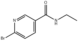 N-ethyl 2-bromo-5-pyridinecarboxamide Struktur