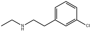 [2-(3-CHLORO-PHENYL)-ETHYL]-ETHYL-AMINE Struktur