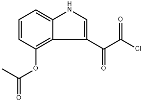 3-(2-chloro-2-oxoacetyl)-1H-indol-4-yl acetate