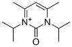 Pyrimidinium,  4,6-dimethyl-1,3-bis(1-methylethyl)-2-oxo- Struktur