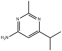 4-Pyrimidinamine,2-methyl-6-(1-methylethyl)-(9CI) Struktur