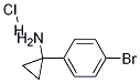 1-(4-BroMo-phenyl)-cyclopropylaMine hydrochloride Struktur