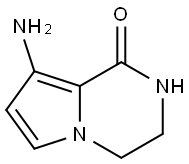 Pyrrolo[1,2-a]pyrazin-1(2H)-one,  8-amino-3,4-dihydro- Struktur