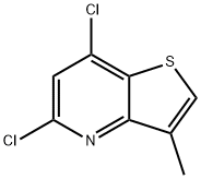 5,7-DICHLORO-3-METHYLTHIENO[3,2-B]PYRIDINE Struktur