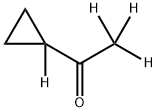 シクロプロピル‐1‐D1メチル‐D3ケトン 化學(xué)構(gòu)造式
