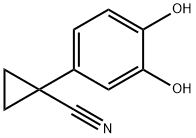 1-(3,4-dihydroxyphenyl)cyclopropanecarbonitrile Struktur