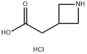 3-AZETIDINEACETIC ACID HYDROCHLORIDE Struktur