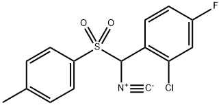 2-CHLORO-4-FLUORO-1-[ISOCYANO-(TOLUENE-4-SULFONYL)-METHYL]-BENZENE Struktur