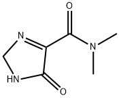 1H-Imidazole-4-carboxamide,  2,5-dihydro-N,N-dimethyl-5-oxo- Struktur