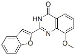 4(3H)-Quinazolinone,  2-(2-benzofuranyl)-8-methoxy- Struktur